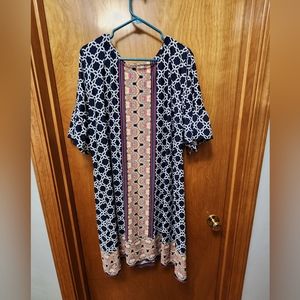 Kim Roger's Shift Dress, 2XL